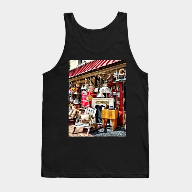 New Hope PA Antique Shop Tank Top by SusanSavad